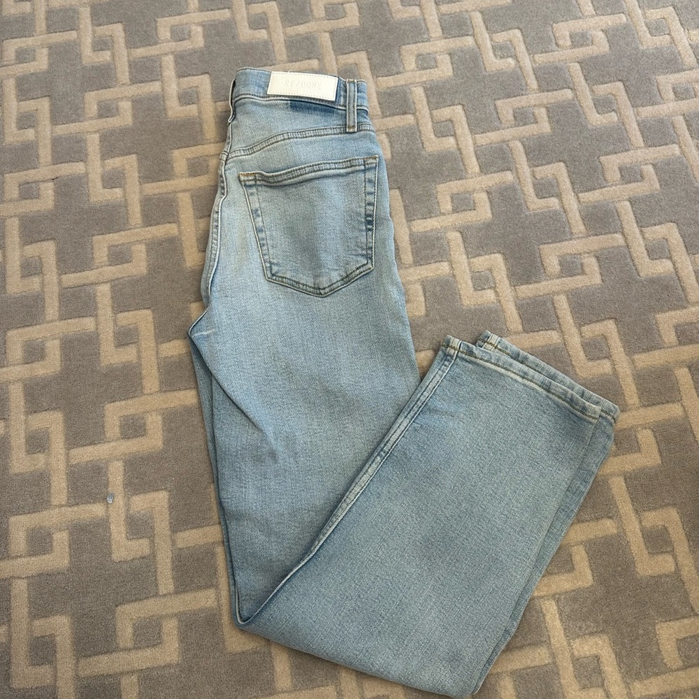 re/done jeans 70s stove pipe